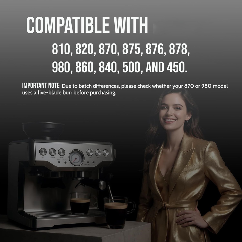 Breville Espresso Barista Express - شفرة طحن (AIMA) بديلة لآلة القهوة